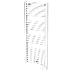 Sèche serviettes droit éléctrique - Blanc image 1