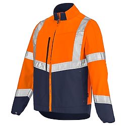 ORANGE FLUO / BLEU MARINE XS image