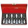 Coffret de 9 douilles tournevis TORX® 1/2'', T20 à T60 image 0