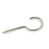 Crochet d'armoire à œillet ouvert - Filetage bois - Inox A2 image 7