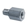 Raccord de réduction acier zingué - Femelle M8 - Male M7 - Boite de 50 image 0