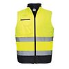 Gilet bodywarmer haute-visibilité Jaune/Marine image 2