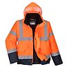 Blouson HV bicolore Orange/Marine image 5