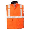 Bodywarmer Hi-Vis Bizflame antistatique et FR Orange image 5