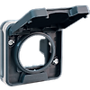 Cadre adaptateur avec couvercle pour prises gamme COMETE - Montage encastré - IP55 - OXXO image 0