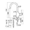 Mitigeur lavabo bec haut Ancoswing 2 - chrome image 1