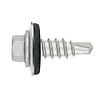 Boite de 500 - Vis autoperceuse tête hexagonale avec rondelle - Pointe foreuse reduite - Inox A2 image 0