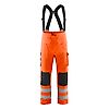 Pantalon de pluie haute visibilité niveau 3 1306 - Orange fluo image 0