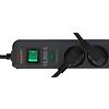Multiprise ECO-LINE avec interrupteur et parasurtenseur 13500A - 1,4m H05VV-F 3G1,5 image 2