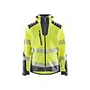 Veste de travail softshell haute visibilité 4491 - Jaune fluo/Gris moyen image 0