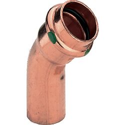 Coude cuivre à sertir 45° - Mâle Femelle image