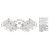 BAIGNOIRE BALNEO RECTANGULAIRE NEW ANCO 180X80 AVEC TABLIER BLANC image 2