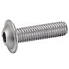 Vis à métaux tête bombée six pans creux à embase - Inox A2 image 114