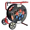 ENROULEUR MAMMOUTH ROULANT 11kW H07RN-F 5G2,5 3 PRISES NF + 1 PRISE CEI 1PNT/16A/230V + 3 PRISES CEI 3PNT/16A/400V IP44 image 0