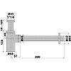 Siphon lavabo Totem version court image 9
