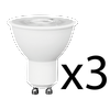 Lot 3 Ampoules LED GU10 - 4W - 350lm image 1