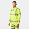 Sous-vêtement technique col haut demi zippé haute visibilité ICU LIFA ACTIVE - Jaune image 3