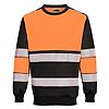 Sweat-shirt PW3 H-Vis Class 1 Orange/Noir image 6
