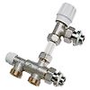 Kit thermostatique monotube équerre - Mâle image 0