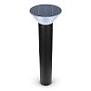 Potelet extérieur solaire LED SUNNY COUPOLE 800mm IP65 - 4W - 450lm - 4000K - Noir image 0