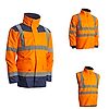 Parka de travail multicouches imperméable haute visibilité KANATA - Orange Fluo image 0
