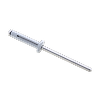 Boite de 250 - Rivet trilobe tête plate laqué blanc - Alu/Alu 4x18,8 image 1
