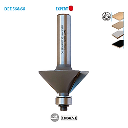 ø 31,4 ø Queue 6 Long. 60 Long. Utile 10mm Angle 45° image