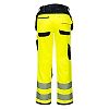 Pantalon HV PW3 poches flottantes Jaune/Noir image 1