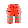 Short de travail haute visibilité 15351811 - Rouge fluo image 0