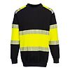 Sweat-shirt PW3 résistant à la flamme de classe 1 Jaune/Noir image 2