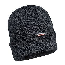Bonnet tricot réfléchissant doublé Insulatex Noir TU  image