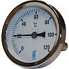 Thermomètre bimétallique à cadran avec plongeur horizontal image 1