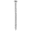 Vis à bois zinguée blanc - tête fraisée - filetage partiel - empreinte torx - pointe anti-fendage image 0