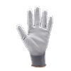 Lot de 5 paires de gants Manutention polyester gris - paume endPU gris image 1