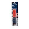 Blister 3 crayons de marquage DUO GIANT Bleu / Rouge image 0