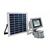 PROJECTEUR SOLAIRE LED 10W AVEC DETECT DE MOUVT ET PANNEAU SOLAIRE - AUTONOMIE 2H IP44 image 0