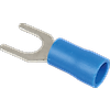 Boite de 50 cosses à fourche 1,5 à 2,5mm² - Bleu image 1