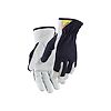 Lot de 12 paires de gants de protection en cuir renforcé 2801 - Marine foncé/Blanc image 0