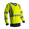 SUNO T-shirt de travail manches longues haute visibilité SUNO - Jaune Fluo image 6