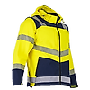 Veste de travail Softshell AUTHENTIC HV VISEUR - MARINE/JAUNE FLUO image 0