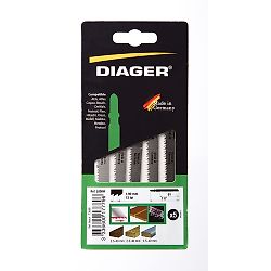 Pack de 5 lames scie sauteuse denture inversée - L008W image