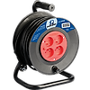 Enrouleur 4 prises 2P+T H05VV-F 3G1,5mm² - Noir image 0