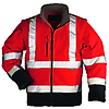 Veste de travail softshell STATION - Rouge Fluo image 14