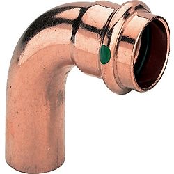 Coude cuivre à sertir 90° - Mâle Femelle image