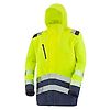 PARKA COQUE ERWIN JAUNE FLUO/BLEU MARINE image 3