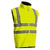 Parka de travail multicouches imperméable haute visibilité KANATA - Jaune Fluo / Bleu image 21