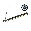 Linéaire LED prismatique PROLINE dimmable CCT DALI2 1200mm IP20 image 1