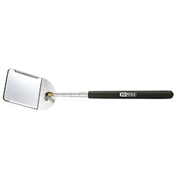 Miroir télescopique avec porte miroir en acier, 57 x 63 mm image