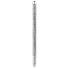 Boite de 100 - Vis menuiserie acier zingué blanc - Tête cylindrique - Filetage total image 1