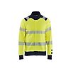 Sweat de travail zippé multinormes 3461 - Jaune/Marine image 0